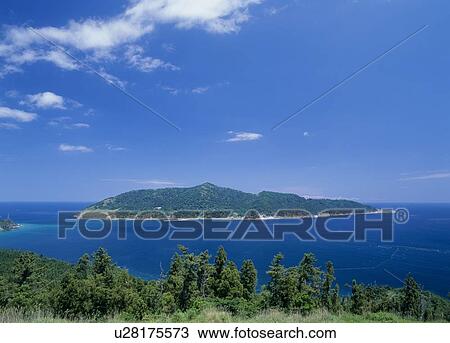 Stock Image - Kinkasan, Ishinomaki, Miyagi, Japan. Fotosearch