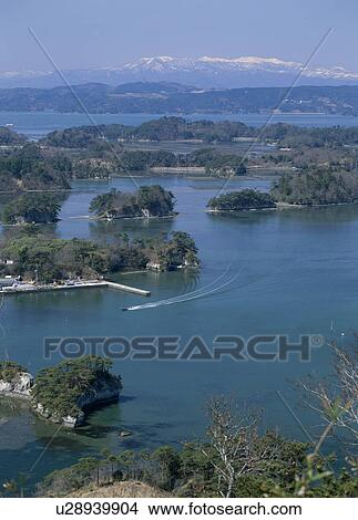 Matsushima Bay, Higashimatsushima, Miyagi, Japan View Large Photo Image Picture - Matsushima Bay, Higashimatsushima, Miyagi, Japan. Fotosearch