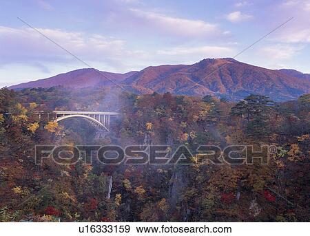 Stock Photo - Naruko Gorge, Osaki, Miyagi, Japan. Fotosearch