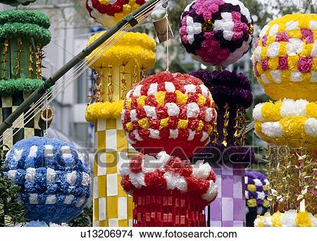 Ornament of Star Festival, Sendai, Miyagi, Japan View Large Photo Image Picture - Ornament of Star Festival, Sendai, Miyagi, Japan. Fotosearch