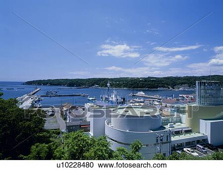 Stock Image - Oshika Whale Museum, Ishinomaki, Miyagi, Japan. Fotosearch