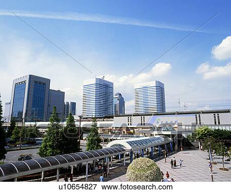 Stock Photo - Kaihin Makuhari Station, Chiba, Japan. Fotosearch