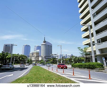 Makuhari Bay Town, Chiba, Japan View Large Photo Image Picture - Makuhari Bay Town, Chiba, Japan. Fotosearch