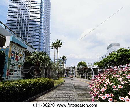 Stock Image - Makuhari New City, Chiba, Japan. Fotosearch