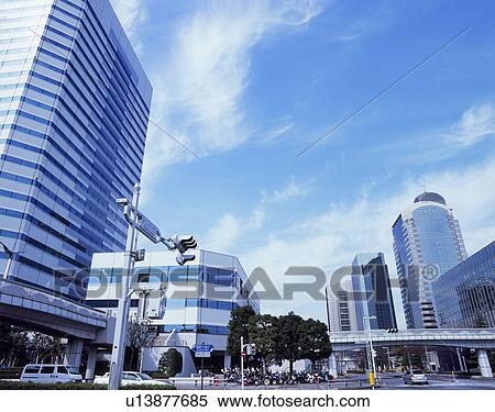 Stock Photography - Makuhari New City, Chiba, Japan. Fotosearch