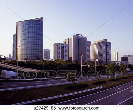 Stock Photography - Makuhari New City, Chiba, Japan. Fotosearch