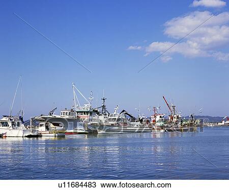 Stock Image - Tateyama Port, Tateyama, Chiba, Japan. Fotosearch