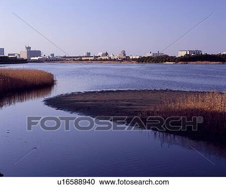 Stock Image - Yatsu Higata, Narashino, Chiba, Japan. Fotosearch