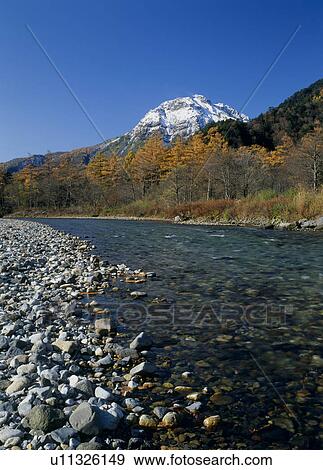 Azusa River, Matsumoto, Nagano, Japan View Large Photo Image Stock Photo - Azusa River, Matsumoto, Nagano, Japan. Fotosearch