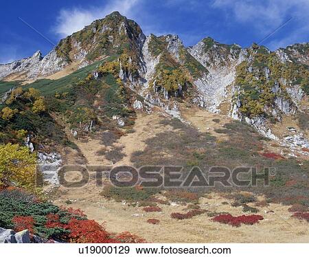 Chuo Alps Senjyojiki Cirque, Komagane, Nagano, Japan View Large Photo Image Stock Photo - Chuo Alps Senjyojiki Cirque, Komagane, Nagano, Japan. Fotosearch