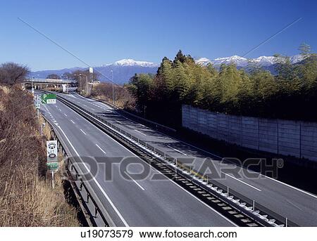 Chuo Expressway, Iida, Nagano, Japan View Large Photo Image Stock Photo - Chuo Expressway, Iida, Nagano, Japan. Fotosearch