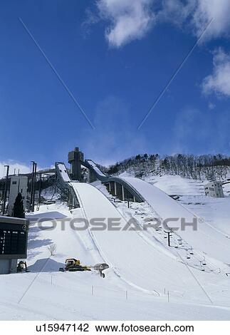 Hakuba Ski Jumping Stadium, Hakuba, Nagano, Japan View Large Photo Image Stock Image - Hakuba Ski Jumping Stadium, Hakuba, Nagano, Japan. Fotosearch