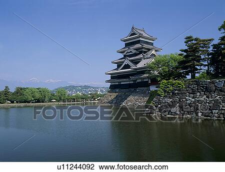 Matsumoto Castle, Matsumoto, Nagano, Japan View Large Photo Image Stock Image - Matsumoto Castle, Matsumoto, Nagano, Japan. Fotosearch