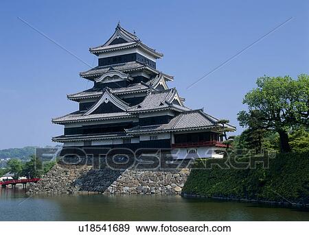 Matsumoto Castle, Matsumoto, Nagano, Japan View Large Photo Image Stock Photo - Matsumoto Castle, Matsumoto, Nagano, Japan. Fotosearch