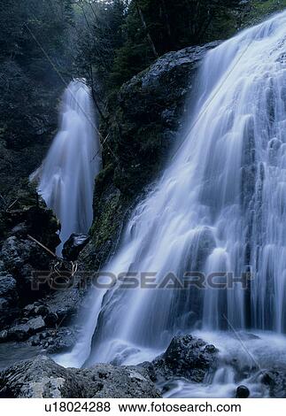 Stock Photo - Sanbondaki Falls, Matsumoto, Nagano, Japan. Fotosearch