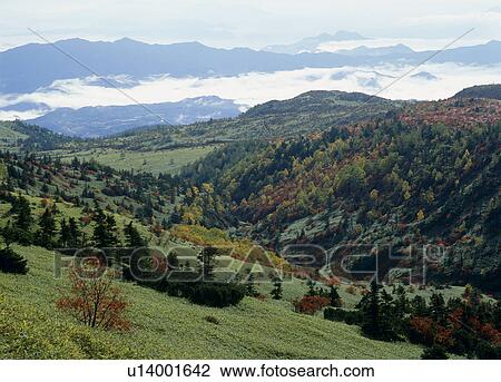 Stock Image - Shibu Touge, Yamanouchi, Nagano, Japan. Fotosearch