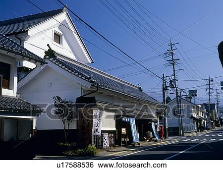 Stock Photograph - Suzaka Town, Suzaka, Nagano, Japan. Fotosearch