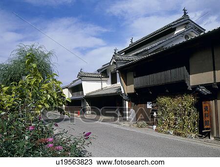 Stock Image - Unno Juku Museum, Tomi, Nagano, Japan. Fotosearch