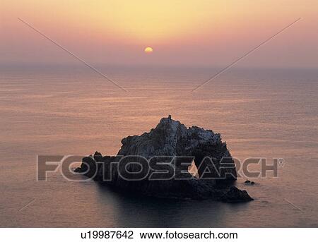Stock Image - Hinode-no-ishimon, Tahara, Aichi, Japan. Fotosearch