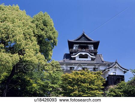 Stock Image - Inuyama Castle, Inuyama, Aichi, Japan. Fotosearch