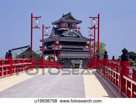 Stock Photo - Kiyosu Castle, Kiyosu, Aichi, Japan. Fotosearch