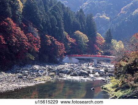 Stock Photo - Korankei, Toyota, Aichi, Japan. Fotosearch
