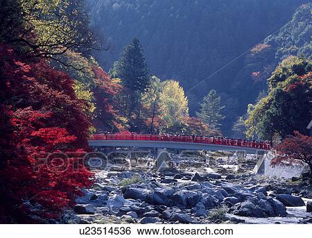 Stock Photograph - Korankei, Toyota, Aichi, Japan. Fotosearch