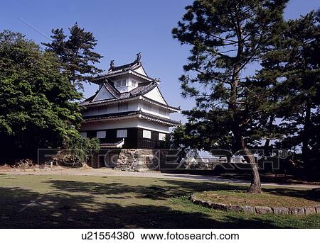Stock Image - Yoshida Castle, Toyohashi, Aichi, Japan. Fotosearch