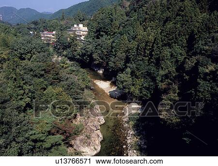 Yuya Onsen, Shinjo, Aichi, Japan View Large Photo Image Stock Image - Yuya Onsen, Shinjo, Aichi, Japan. Fotosearch