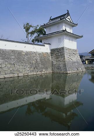 Stock Image - Ako Castle, Ako, Hyogo, Japan. Fotosearch