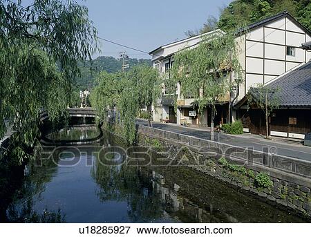 Kinosaki Onsen, Toyooka, Hyogo, Japan View Large Photo Image Stock Photo - Kinosaki Onsen, Toyooka, Hyogo, Japan. Fotosearch