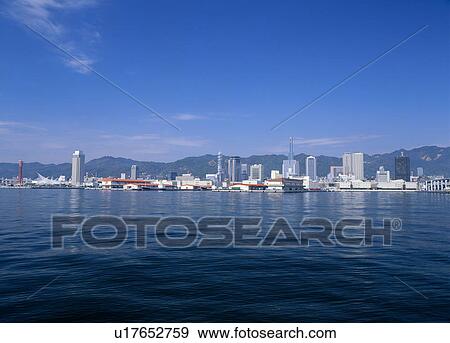 Kobe Port, Kobe, Hyogo, Japan View Large Photo Image Stock Photo - Kobe Port, Kobe, Hyogo, Japan. Fotosearch