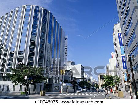 Stock Photography - Sannomiya Business District, Kobe, Hyogo, Japan. Fotosearch