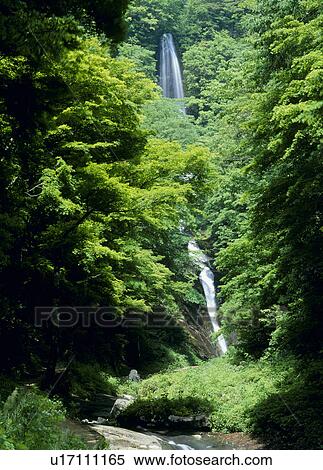Stock Photography - Saruo Daki, Kami, Hyogo, Japan. Fotosearch
