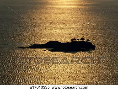 Stock Photography - Sunrise of Hiyoriyama Beach, Toyooka, Hyogo, Japan. Fotosearch