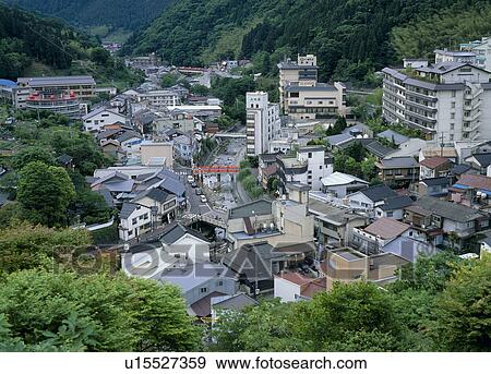 Stock Photo - Yumura Onsen, Shinonsen, Hyogo, Japan. Fotosearch