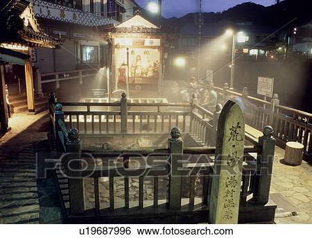 Stock Photograph - Yumura Onsen, Shinonsen, Hyogo, Japan. Fotosearch