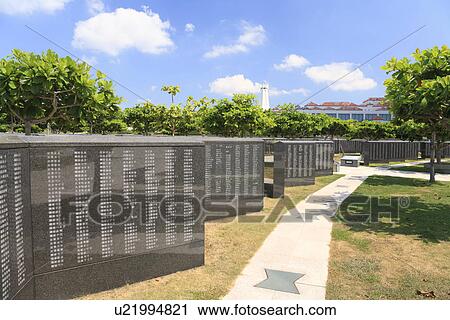 Stock Image - Cornerstone of Peace, Itoman, Okinawa, Japan. Fotosearch