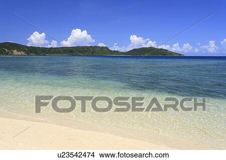 Picture - Ida Beach, Iriomote Island, Taketomi, Okinawa, Japan. Fotosearch