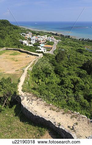 Stock Photo - Katsuren Castle, Uruma, Okinawa, Japan. Fotosearch