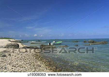Stock Image - Shiraho, Ishigaki, Okinawa, Japan. Fotosearch