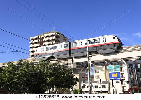 Stock Photo - Yui Rail, Naha, Okinawa, Japan. Fotosearch