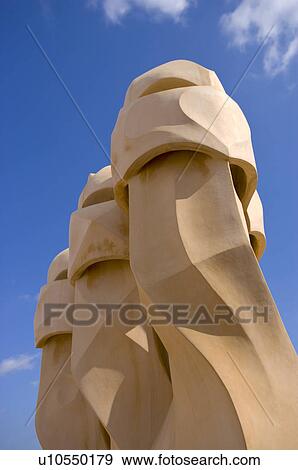 Stock Photo - Spain, Catalonia, Barcelona, Parc Guell. Fotosearch