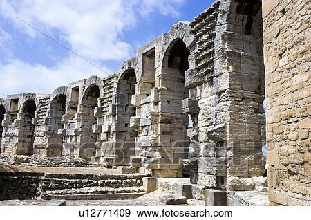 Arles, France, Exterior of the Arles antique Roman amphitheater's View Large Photo Image Stock Photo - Arles, France, Exterior of the Arles antique Roman amphitheater's. Fotosearch