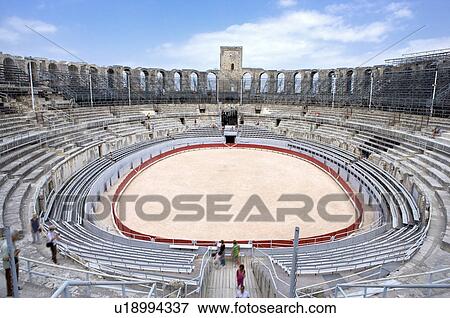 Arles, France, Exterior of the Arles antique Roman amphitheater's View Large Photo Image Stock Photo - Arles, France, Exterior of the Arles antique Roman amphitheater's. Fotosearch