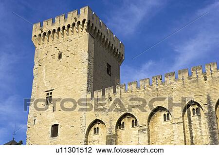 France, Provence, Avignon, Pope's Palace View Large Photo Image Stock Image - France, Provence, Avignon, Pope's Palace. Fotosearch