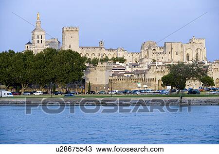 France, Provence, Avignon, Pope's Palace View Large Photo Image Stock Image - France, Provence, Avignon, Pope's Palace. Fotosearch