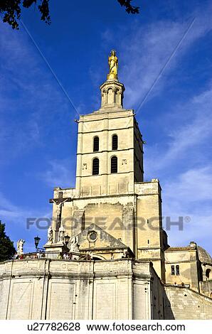 Stock Photo - France, Provence, Avignon, Pope's Palace. Fotosearch