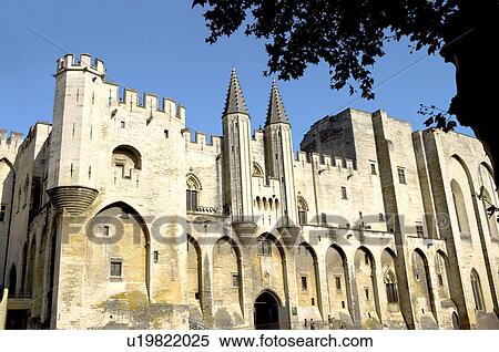 France, Provence, Avignon, Pope's Palace View Large Photo Image Stock Photography - France, Provence, Avignon, Pope's Palace. Fotosearch