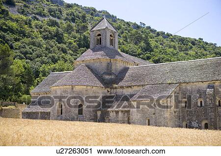 Abbaye de Senanque in Gordes, Provence-Alpes-Cote d'Azur, France View Large Photo Image Stock Image - Abbaye de Senanque in Gordes, Provence-Alpes-Cote d'Azur, France. Fotosearch